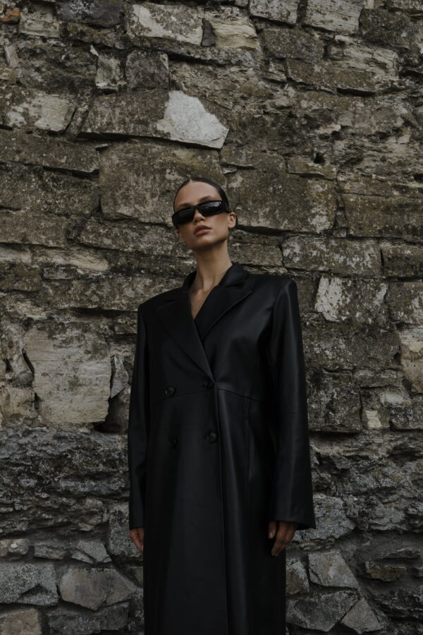 leather coat
