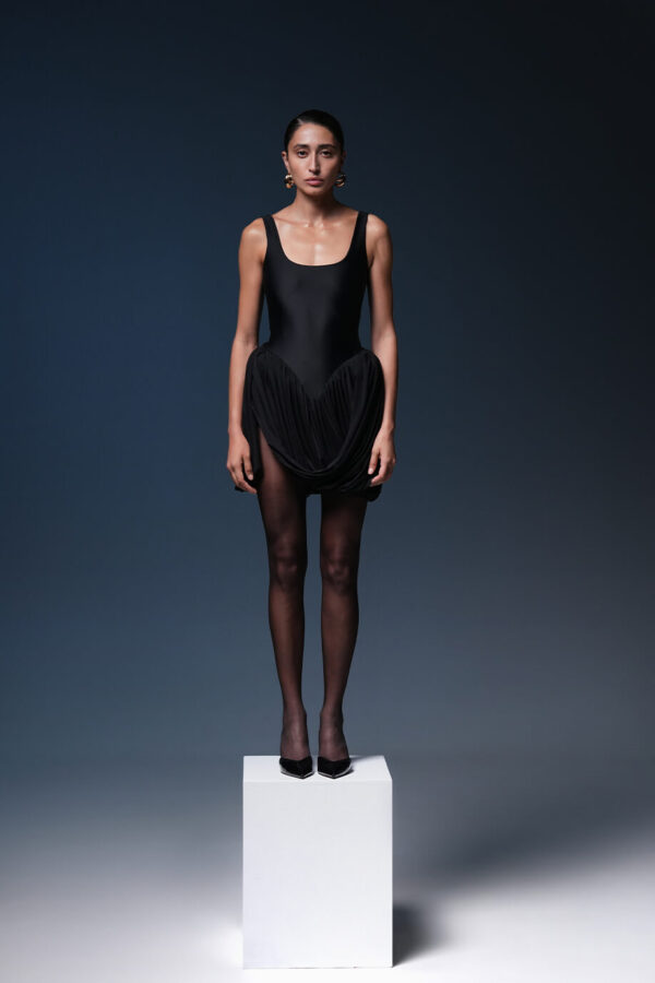 black dress